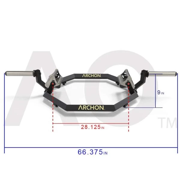 ARCHON Multi Grip Trap Bar 5 ARCHON Multi Grip Trap Bar - Image 3