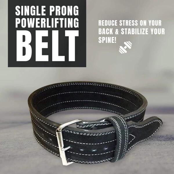 Flexz Fitness Single Prong Powerlifting Belt 4 Flexz Fitness Single Prong Powerlifting Belt - Image 2