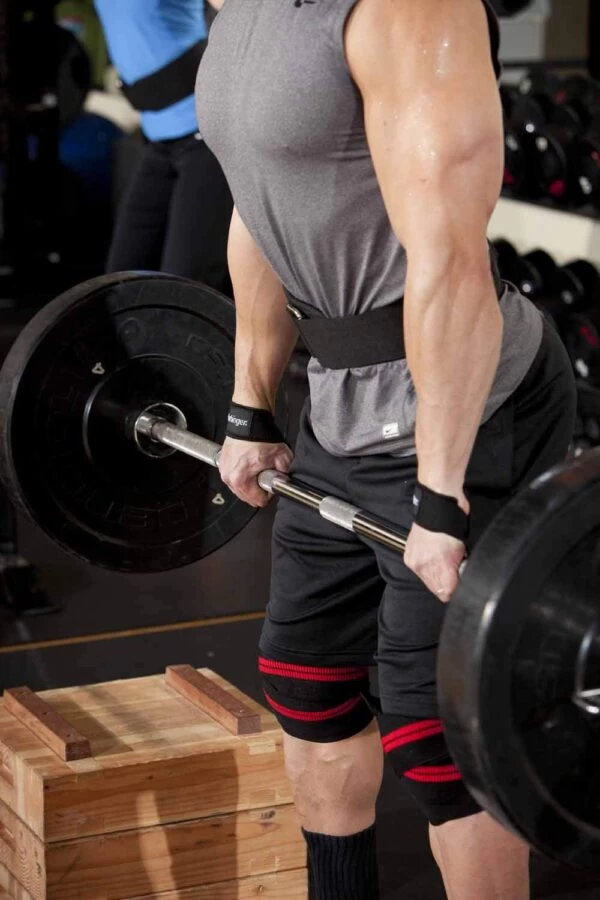 Harbinger Red Line Knee Wraps 4 Harbinger Red Line Knee Wraps - Image 2