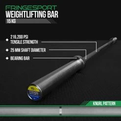 Fringe Sport Women's Olympic Weightlifting Barbell -Professional Fitness Store 9b70e8fe62e40c570a322f1b0b659098 5d0a74a2538e8