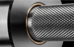 Rogue Aggro Bar -Professional Fitness Store rogue ohio power bar aggro knurling 600x383 1