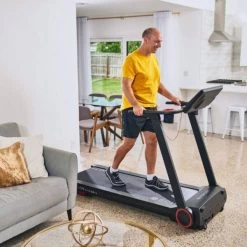 Echelon Stride-s Auto-Fold Smart Treadmill -Professional Fitness Store stride s treadmill man using 600x600 1